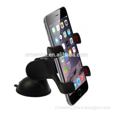 2016 360 degree rotation dual clips mobile phone car holder,car holder /smart phone car holder